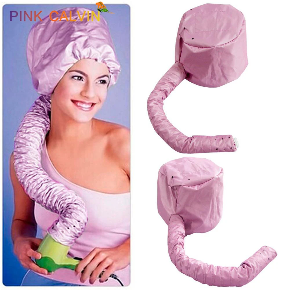 Home Portable Soft Hair Drying Cap Bonnet Hood Hat Blow Dryer Attachment Curlformers Gray Dry Hair dye Cream Cap For Women
