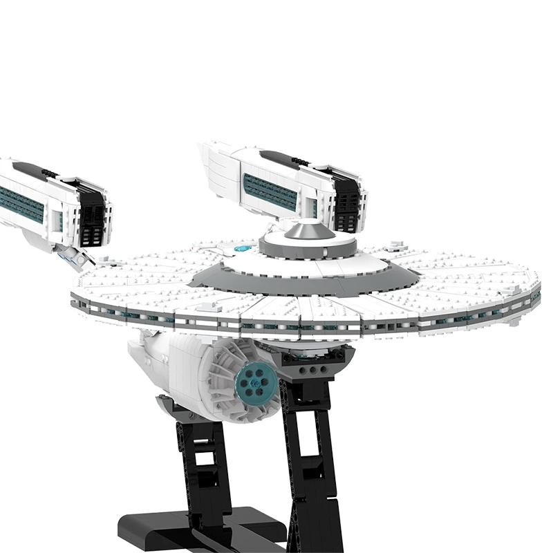 

BZB MOC US Enterprise NCC-1701-A Planet Assault Ship Warship Trek Lovers Collection Building Block Model Kids DIY Toys Best Gift