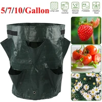 strawberry tomato planting growing bag 5710 gallons multi mouth container bags grow planter pouch root bonsai plant pot d30