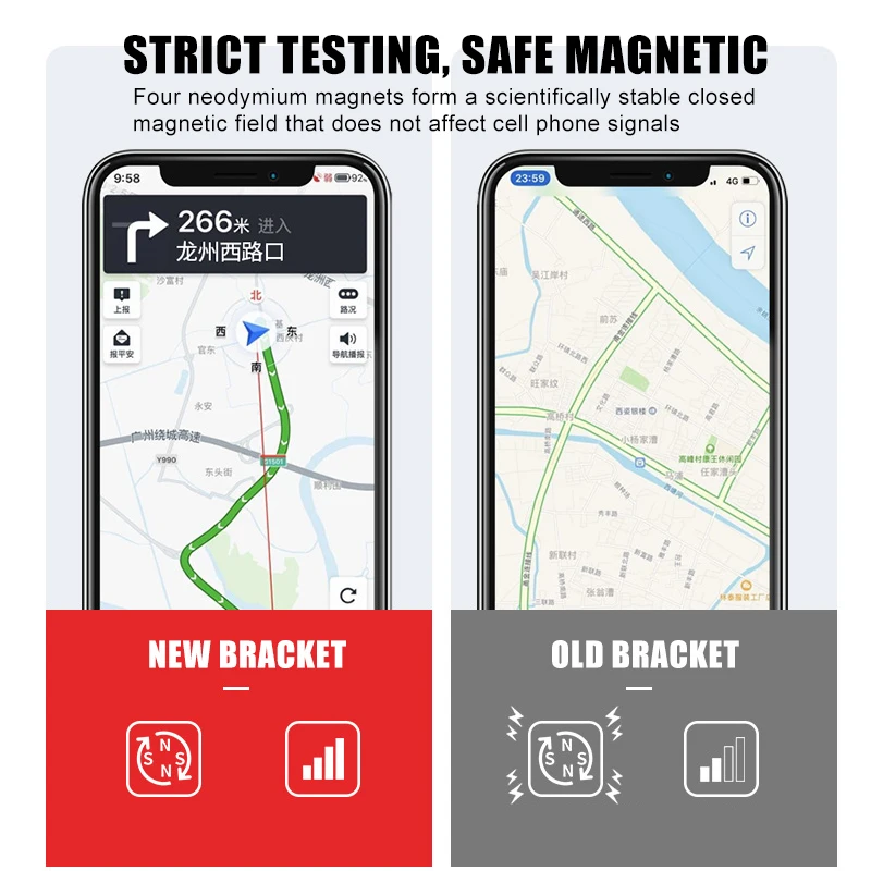 Магнитный автомобильный держатель для телефона LVTLV IPhone Xiaomi gps крепление на