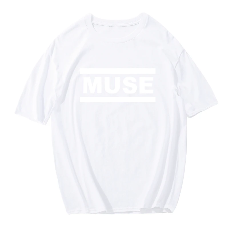 Модные крутые Топы известных Muse 100% хлопок Повседневная Уличная одежда в стиле