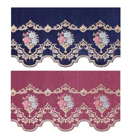 european style exquisite embroidery pelmet for living room bedroomdecorative curtain cloth for kitchen window curtain valance