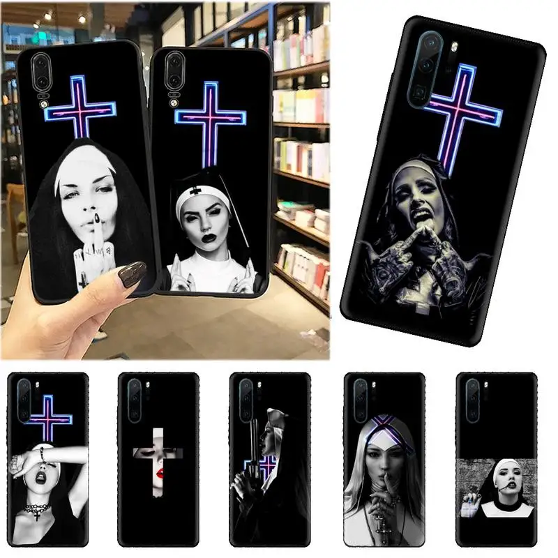 

Sister Nun Phone Case For Huawei honor Mate mate P 10 9X 10i 20 30 40 y7 pro p smart 2019 lite