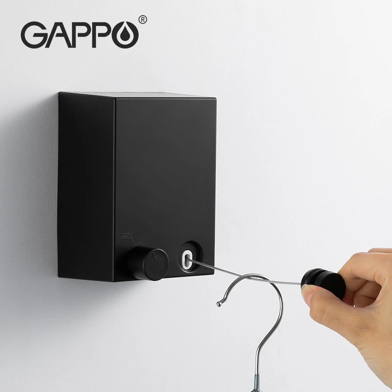 Выдвижная вешалка для белья из нержавеющей стали органайзер сушки одежды в