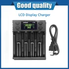 Новинка, зарядное устройство Liitokala Lii-S1 S2 S4 18650 с ЖК-дисплеем, 26650, 21700, 4 слота, умное Универсальное зарядное устройство для никель-металлогидридных и литий-ионных аккумуляторов