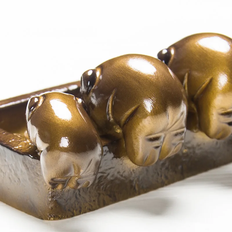 Креативные четыре поросенка счастливая семья поросенок поилка обесцвечивание