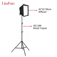z8 2 8m tripod light stand 41x41cm photography softbox kit%ef%bc%8cprofessional light system soft box for photo studio flash diffuser