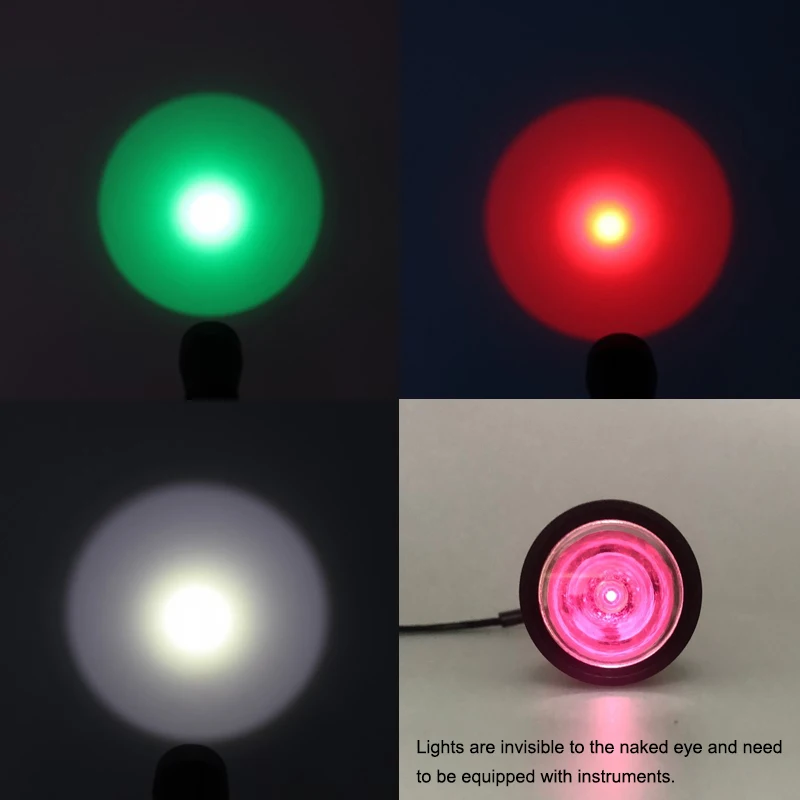 Красный/зеленый/белый модульный охотничий фонарик IR850 светодиодный инфракрасный