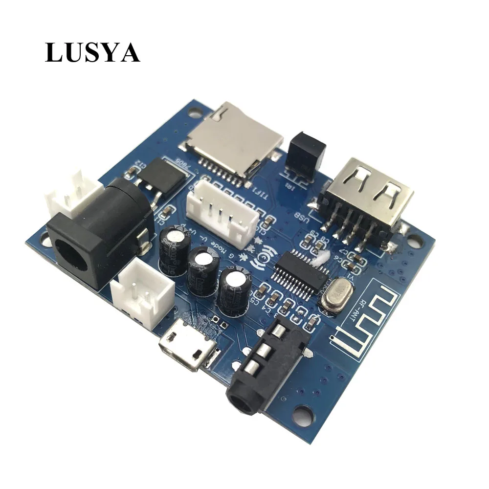 Блок приема аудио Lusya Bluetooth 5 0 карта U диска воспроизведение без потерь с