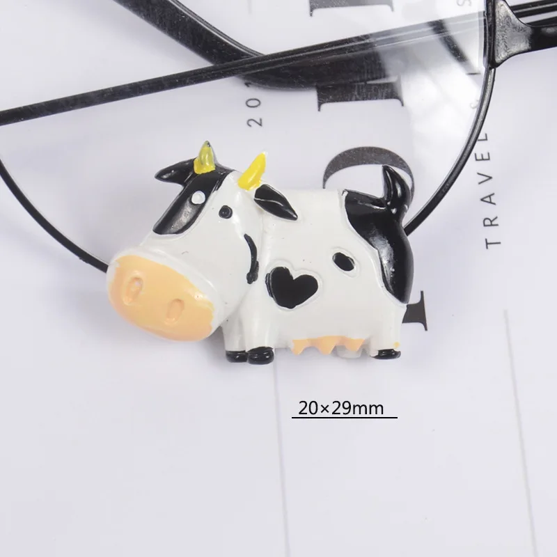 Мультфильм молочная корова поставки слаймов амулеты для DIY легкий глиняный набор