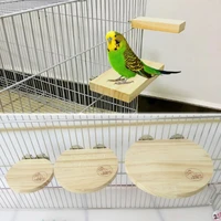 newest pet bird perch platform stand wood for small animals parrot parakeet conure cockatiel budgie cockatoo