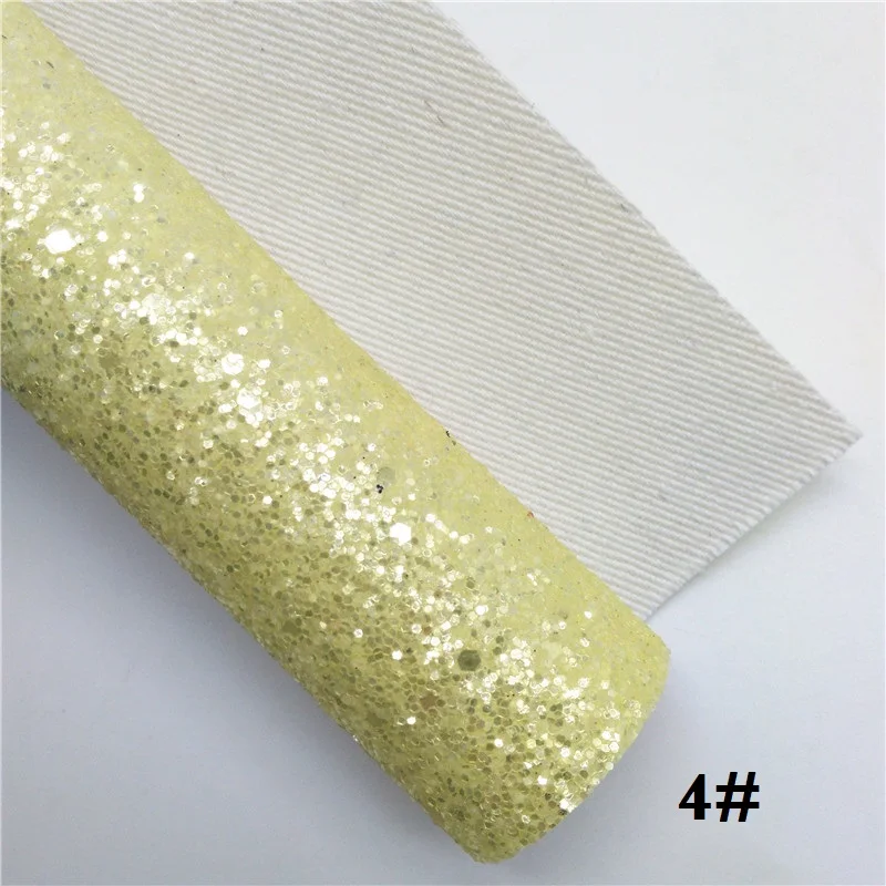 4 Блестящая блестящая ткань, 21X29 см, размер А4, Пастельная блестящая ткань, плотная блестящая кожа, виниловая ткань из искусственной кожи для бантов, GM664A - Цвет: 4