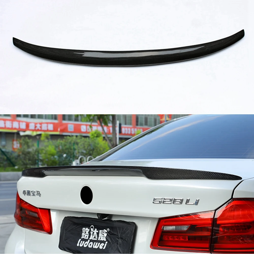 Задний спойлер на крышу из углеродного волокна в стиле P крыло багажника для BMW F10