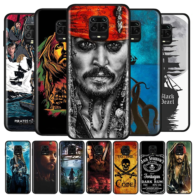 

Pirates Caribbean For Xiaomi Redmi Note10 10S 9T 9S 9 8T 8 7 6 5A 5 4 4X Prime Pro Max Soft Silicone Phone Case