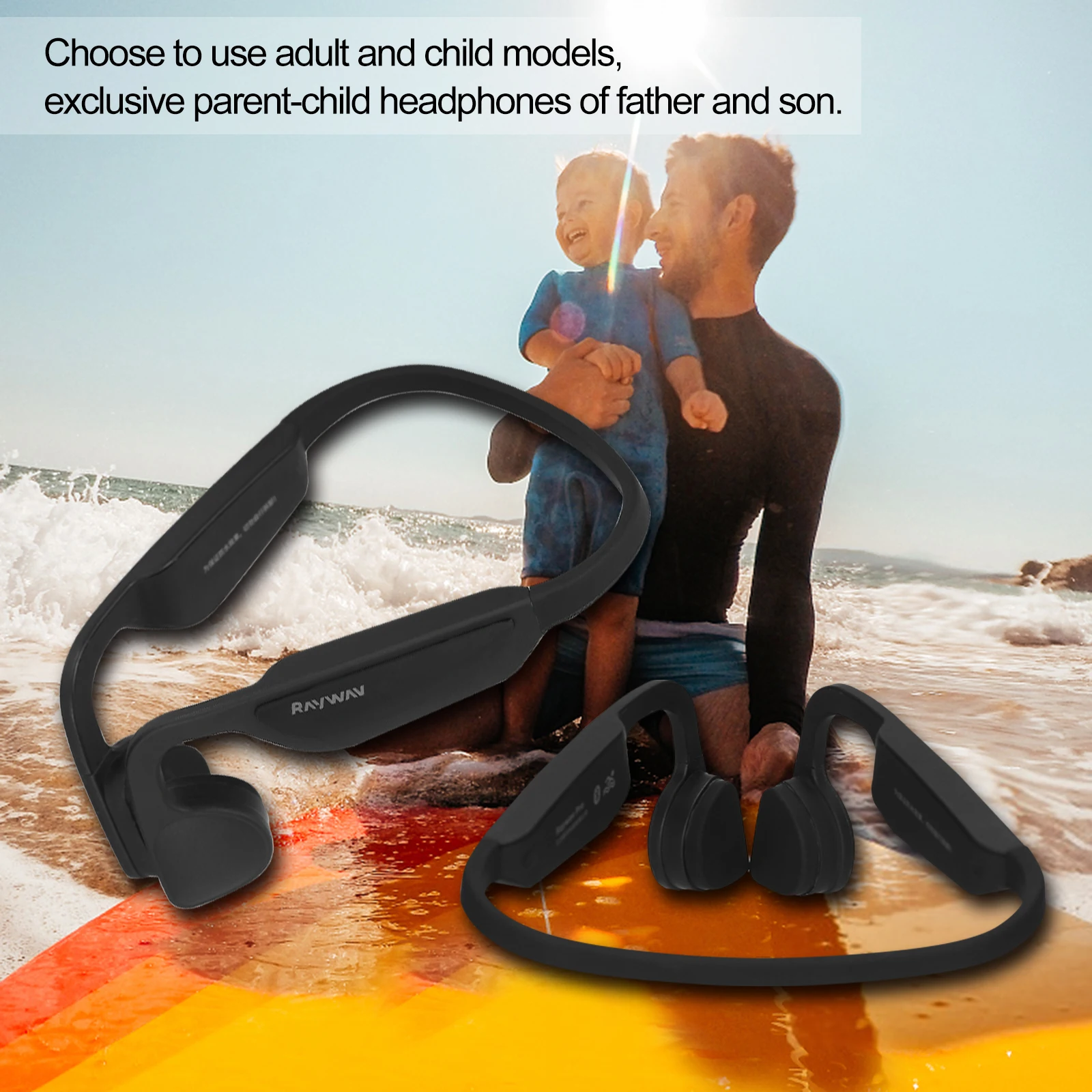 Гарнитура Bluetooth 5 0 с костной проводимостью беспроводная гарнитура поддержкой FM