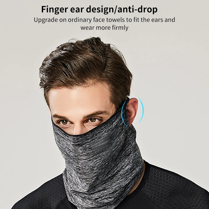 Походный шарф для льда Ветрозащитный велосипедный Защита от УФ лучей маска лица