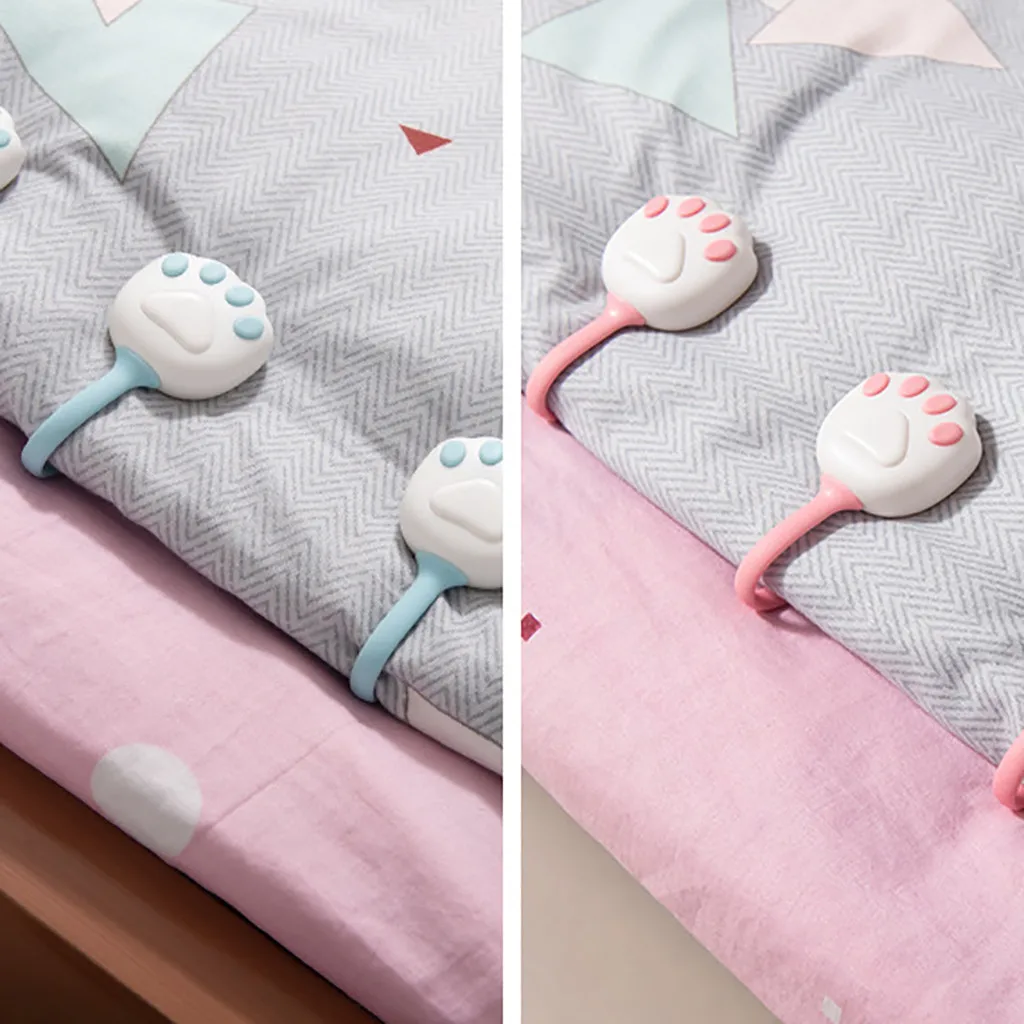 Зажимы для простыни с кошачьими крапанами фиксатор матраса нескользящий зажим