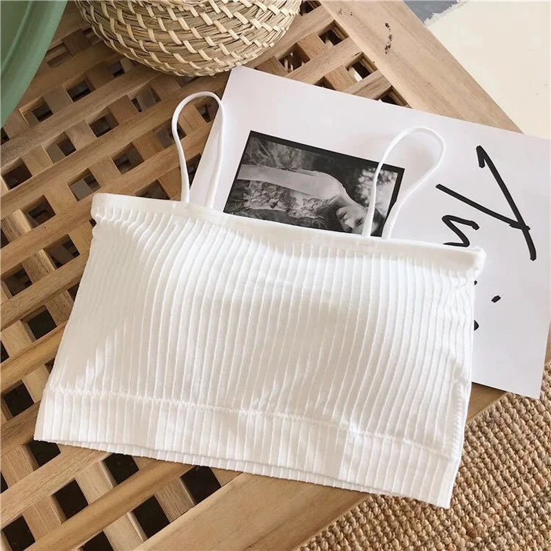 Кроп-Топ женский однотонный летний классический короткий топ пикантная уличная