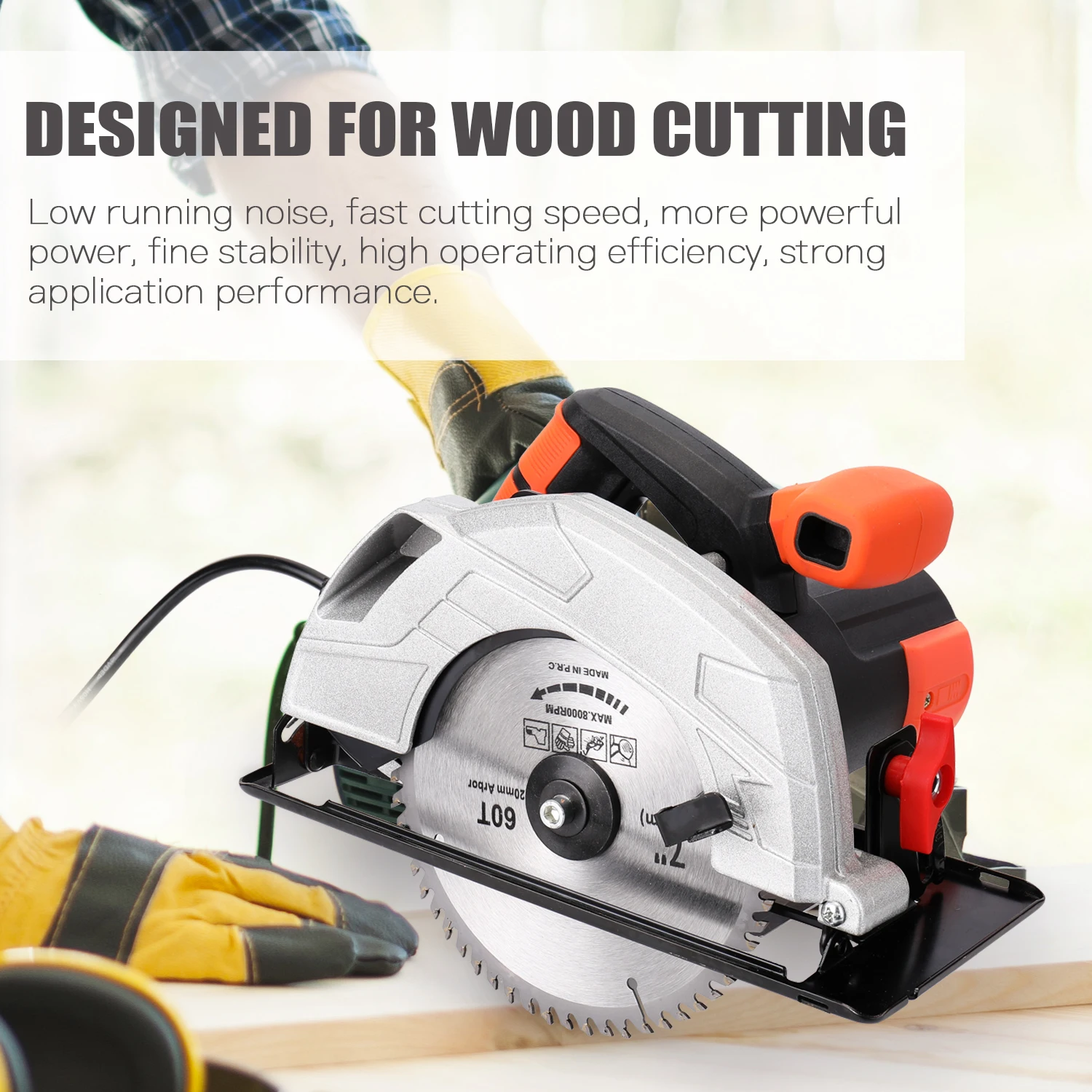 

7 Inch Electric Circular Saw Table Saws Aluminum Body Portable Woodworking Electric Saw Machine Flip Power Disk Saws