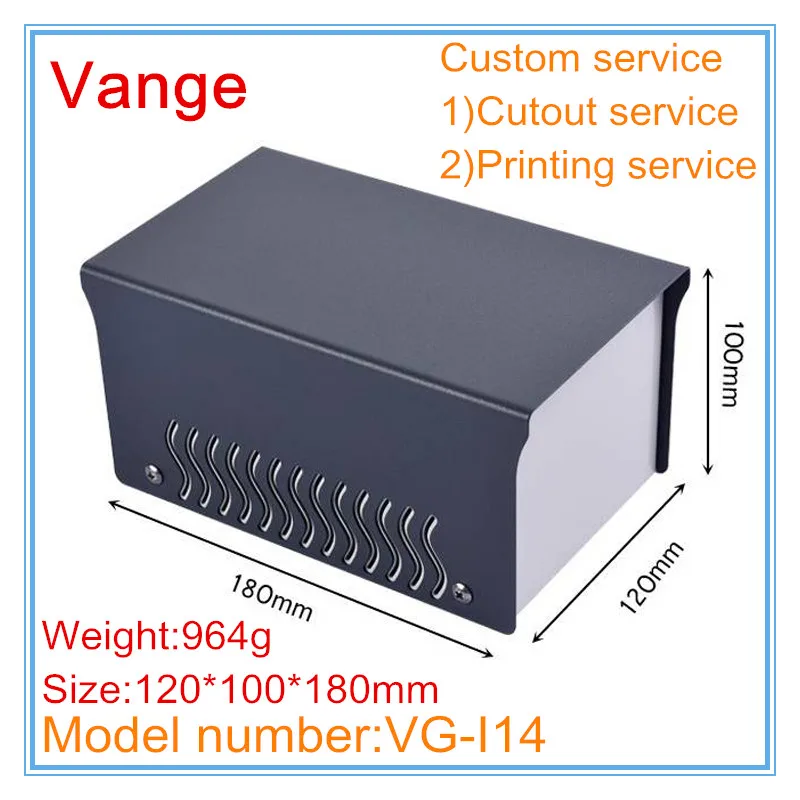 1 шт./лот электронные Чехлы для металлических листов 120*100*180 мм железные корпусные