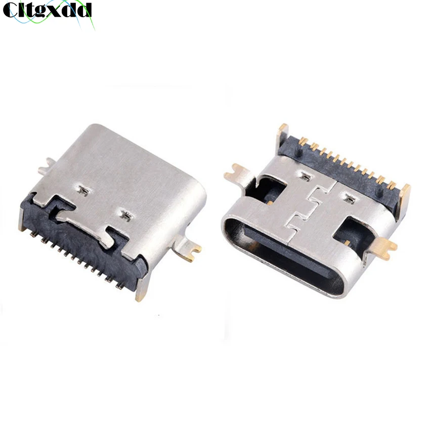 

Cltgxdd 10 шт./лот Тип C 16-контактный разъем USB SMT разъем USB 3,1 Type-C гнездо размещение SMD DIP для Мобильный телефон зарядного порта