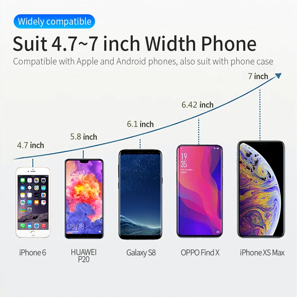 Мини гравитационный автомобильный держатель телефона для iPhone Samsung универсальный