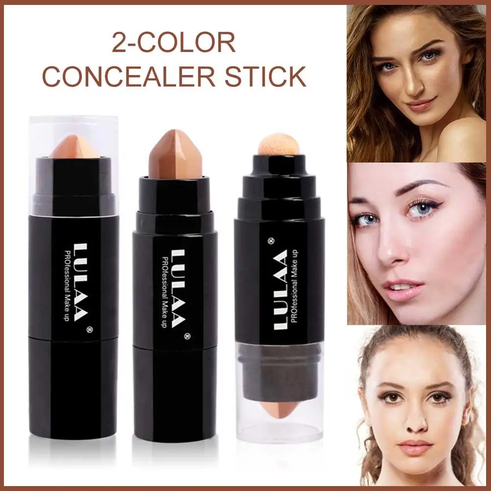 Двухцветный консилер палочка для пудры стойкий макияж УВЛАЖНЯЮЩАЯ основа