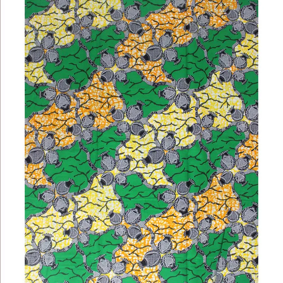 

6 Yards African Mitex Wax Print Ankara Fabrics Kitenge/Pagnes/Tissues Africain/ Lapa/Chitenge YBGSW-287