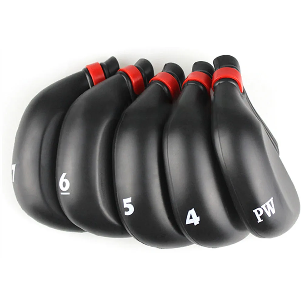 9pcs Number Printed Driver Golf Club Cover Reusable Sports Iron Putter Head Protector Accessories PVC Universal Outdoor Portable |