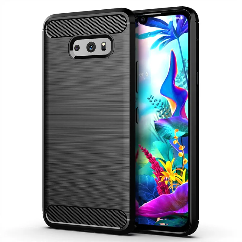 Для LG G8X чехол прочный силиконовый Мягкий задняя крышка для защитный телефона