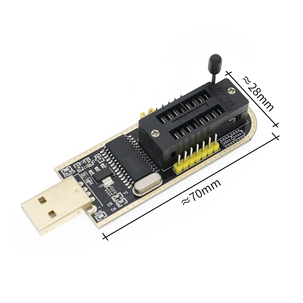 CH341A 24 25 серии EEPROM флэш-память биос USB программист модуль+ SOIC8 SOP8 тестовый зажим для EEPROM 93CXX/25CXX/24CXX