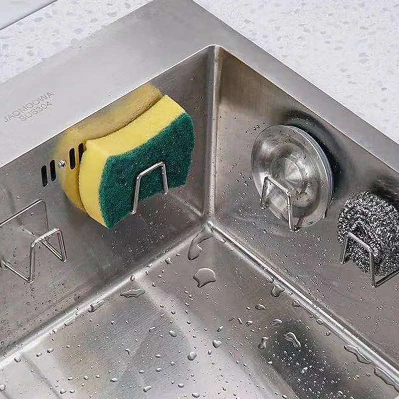 

2 шт., органайзер для сушки губки кухонной раковины