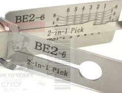 

BE2 six pin 2-in-1 tool for small I-core -by Original Lishi