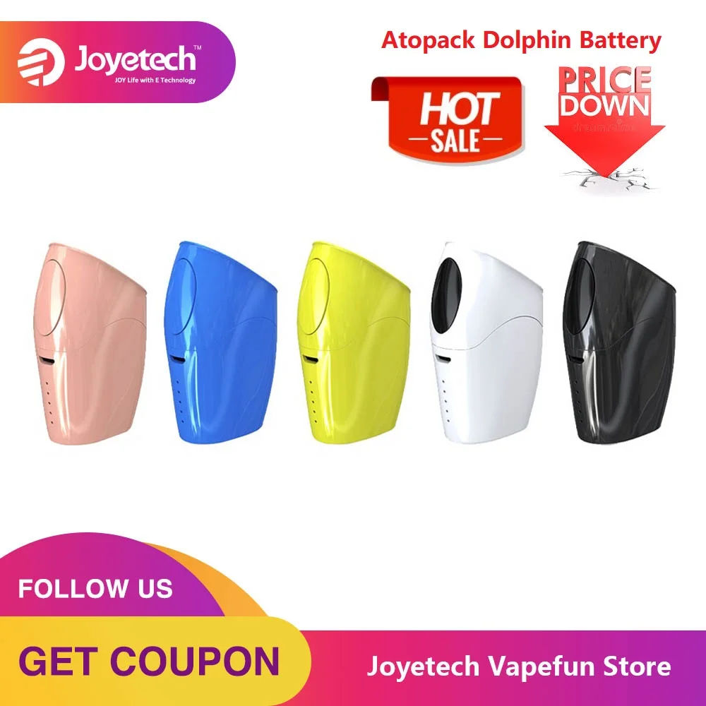 Оригинальный аккумулятор Joyetech Atopack Dolphin 2100 мА/ч встроенный 2А Аккумулятор для