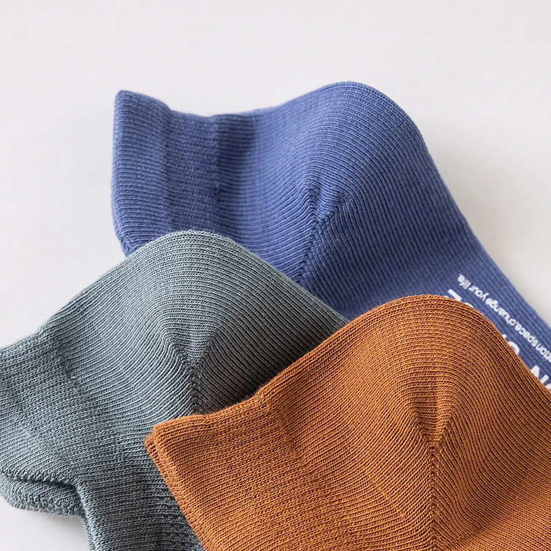 

1 pair Cotton Man Short Socks Fashion Breathable Men Ankle Socks Comfortable Solid Color Casual Socks Male Street Fashions