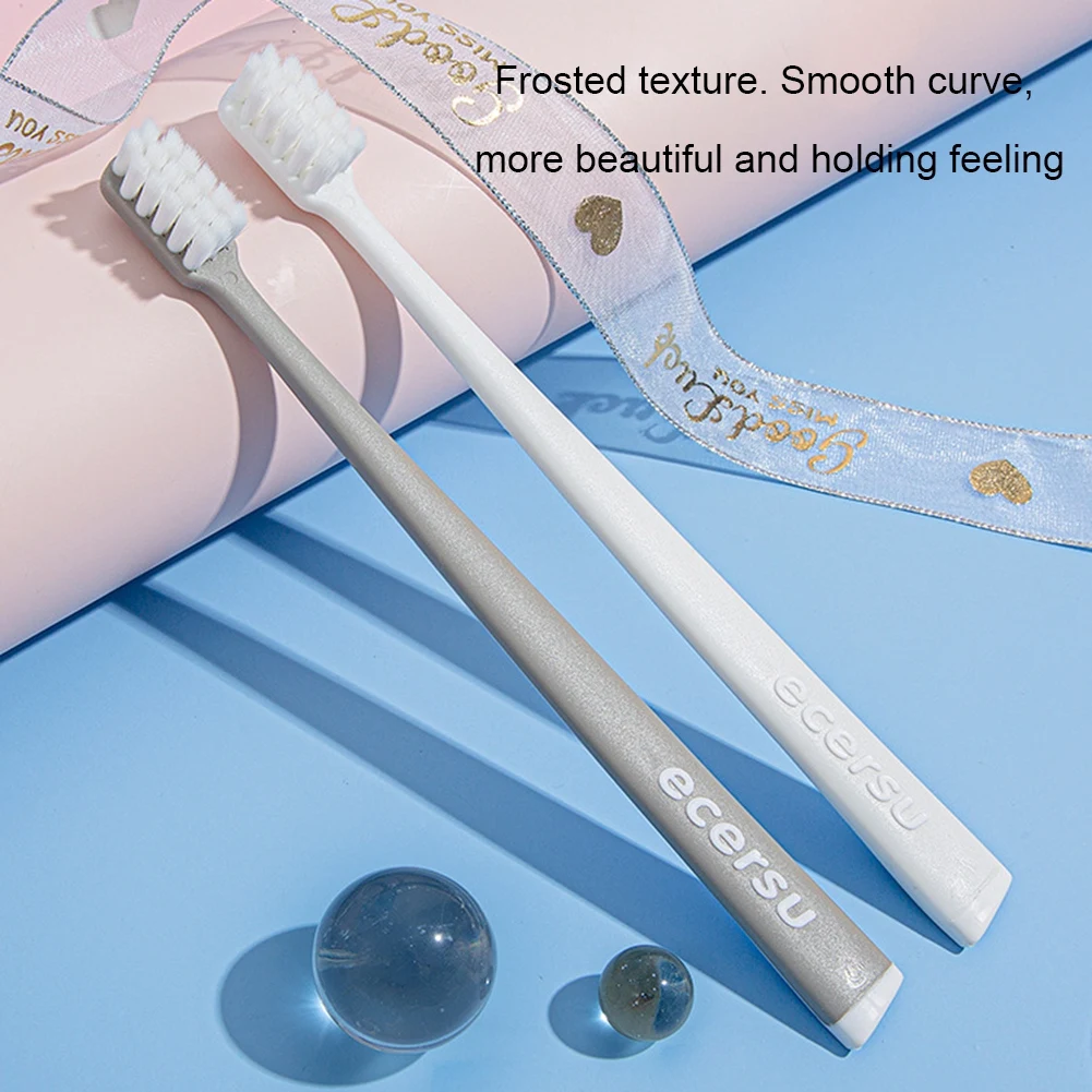 

4pcs Soft Deep Cleaning Brush Toothbrush Ultra Fine Super Bristle Toothbrush Holder for Oral Care Tools