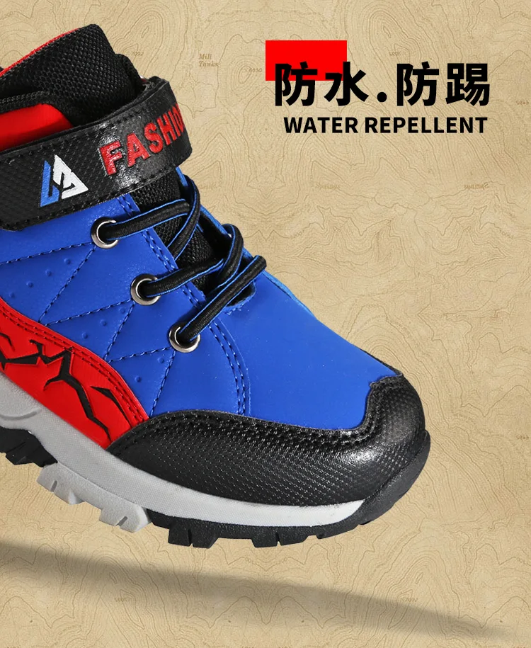 1801 Hiking Children Shoes For Kids Sneakers Winter Boys Casual Shoes Girls Sneakers Boys Snow Shoes Climb Mountains Ice