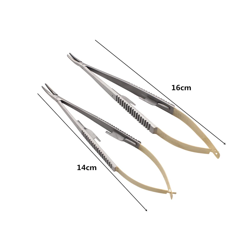 Castroviejo Needle Holder Dental Orthodontic Implant Dental Needle Holders Dentist Equipment 14cm/16cm