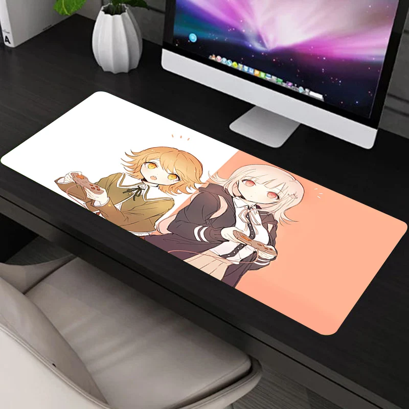 

Подкладка для мыши Danganronpa, коврик для клавиатуры, игровая мышь для девочек, размер Xxl, аксессуары для геймеров, большие коврики, милый коврик ...