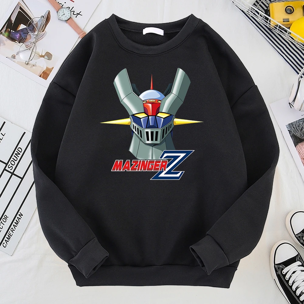 Толстовка Mazinger Z мужская с японским аниме спортивный костюм круглым вырезом