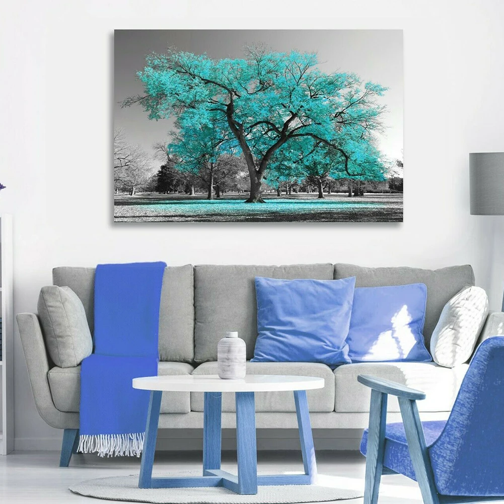 

Large Print Painting Tree Canvas Wall Picture Decor Office Living Room