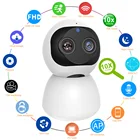 HD 1080P внутренняя, Wi-Fi, Камера умный дом видеонаблюдения IP Камера CCTV 360 PTZ монитор младенцаPetНяняУслуги по уходу за детьмипожилыми людьми Wi-Fi камера