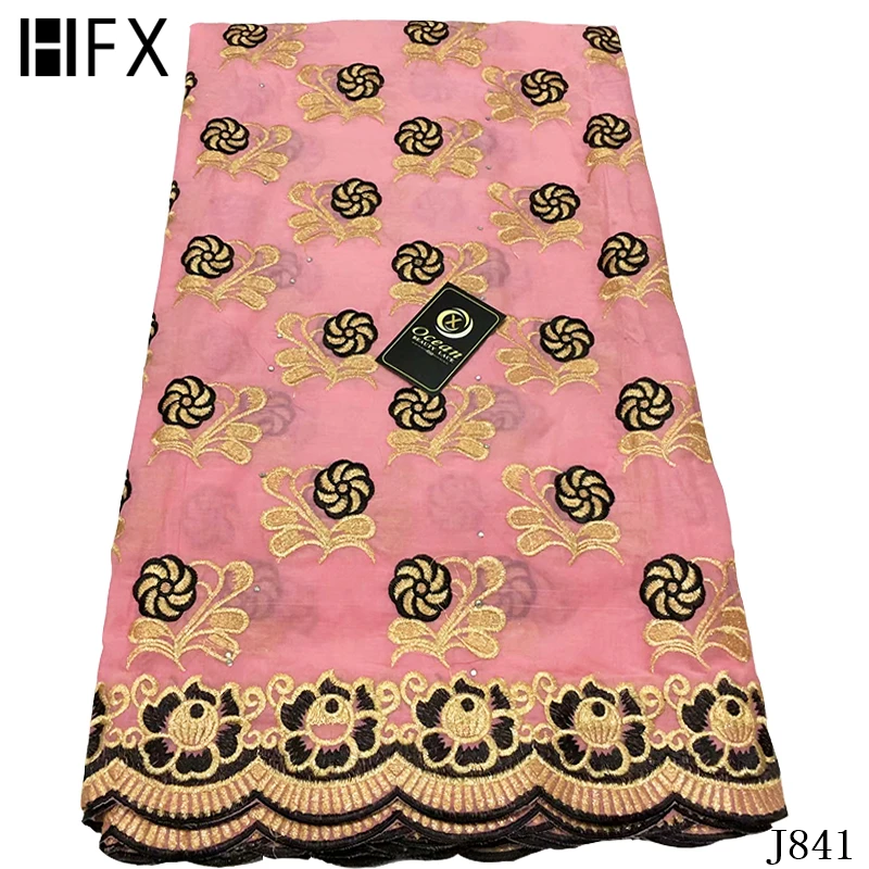 

HFX New Fashion 2020 High Quality Swiss Voile Lace In Switzerland Hot Sale African Lace Cotton For NIgerian Wedding Dress J841