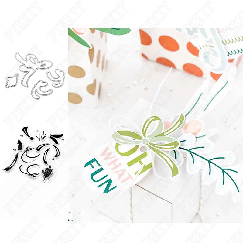 

2021 New Arrive Beautiful Leaves Metal Cutting Dies And Stamps Diy Scrapbooking Card Paper Cards Handmade Album Sheets