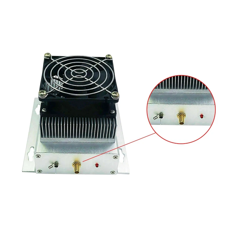 

433MHZ 400-470MHZ UHF 50W UHF RF Radio Power Amplifier AMP DMR + Heatsink + Fan