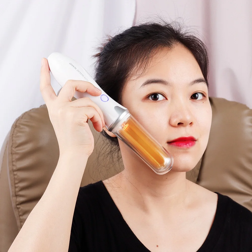 

Magic Ion Beauty Wand Plasma Wave Skin Tighten Anti Wrinkle Vibration Massager Face Lifting Whitening Beauty Salon Face Care