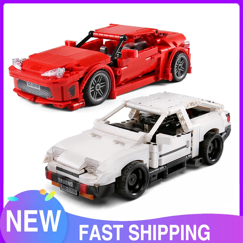 Авторизация высокотехнологичный творческий автомобиль MOC Initial D Toyota AE86