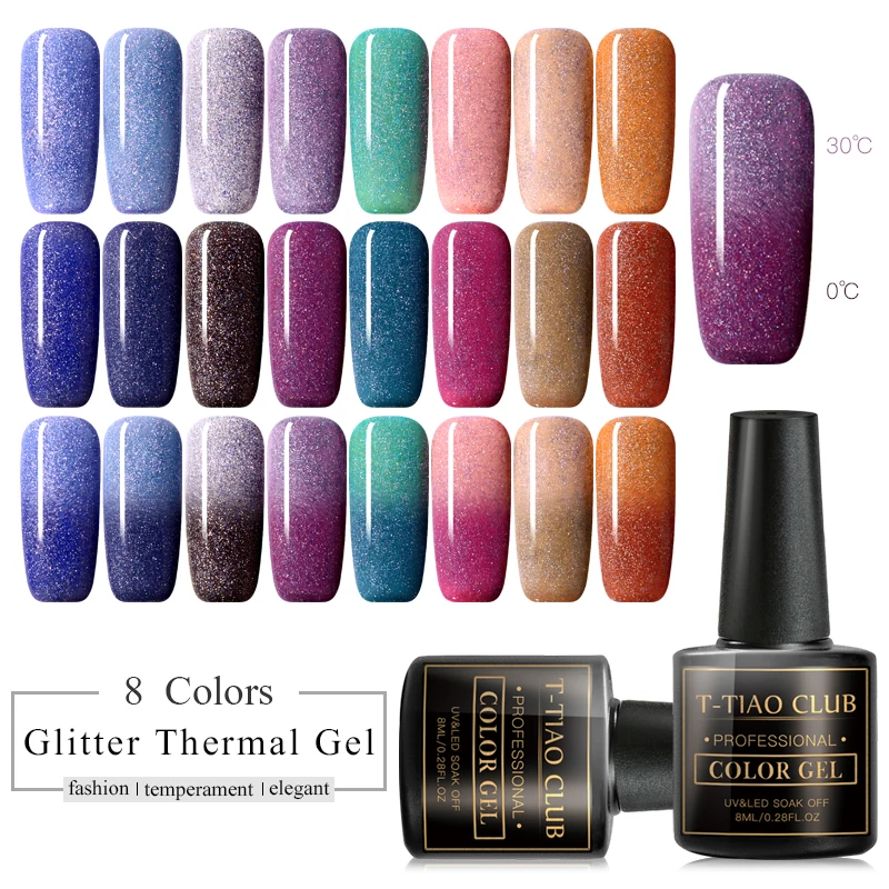 Флюоресцентный Гель лак для ногтей 2 цвета|Гель ногтей| |