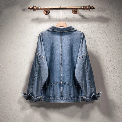 

Guilantu Autumn Spring Vintage Denim Jacket Women Plus Size 5xl Loose Casual Basic Jeans Coat Female Streetwear Jackets Coats