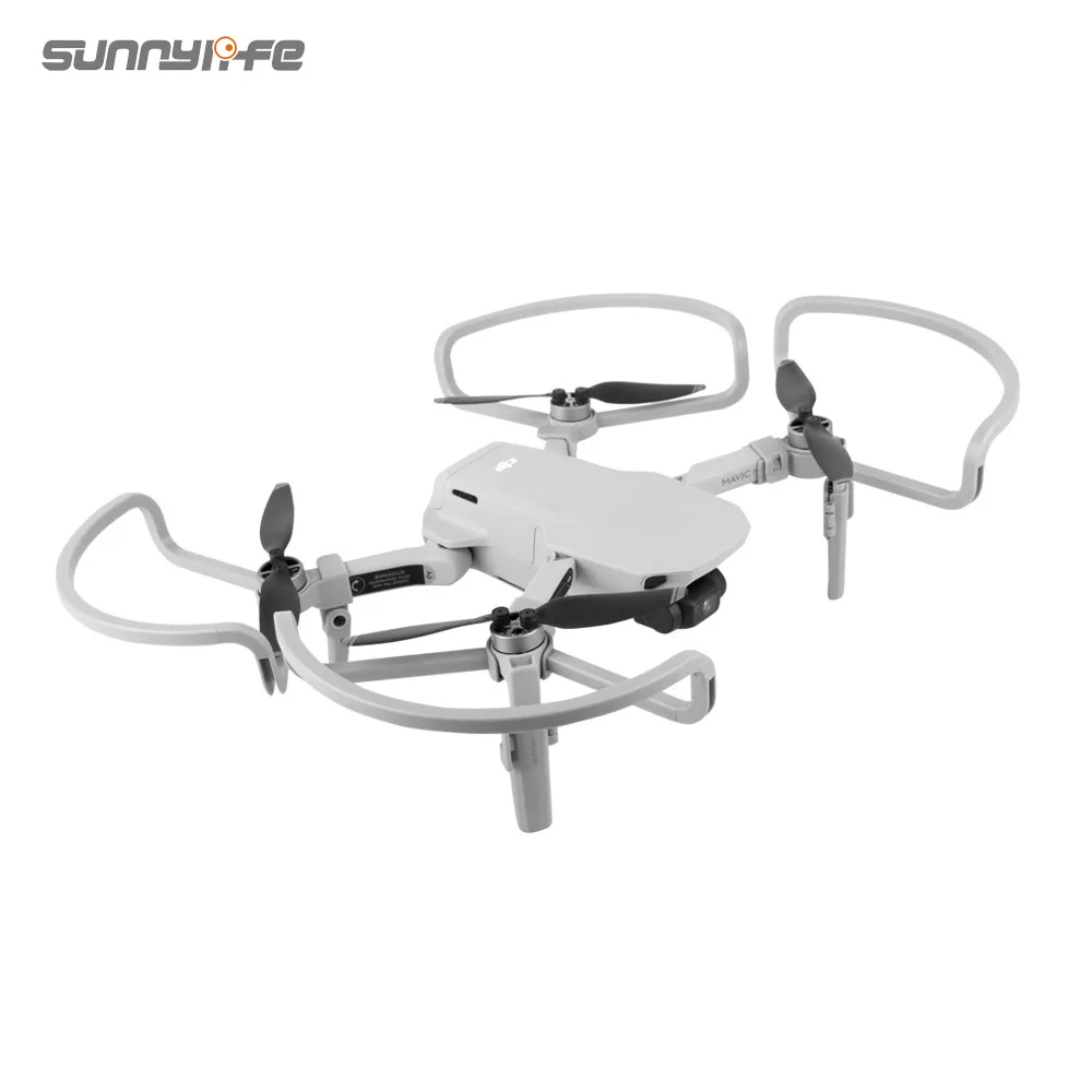 Защита пропеллера Sunnylife с посадочным шасси пропеллеры защитные кольца для Mini 2/Mavic